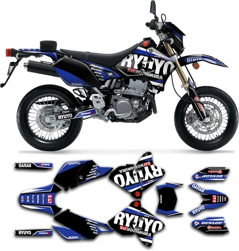 Miniatura 50 de Kit de calcomanías personalizadas para Suzuki DRZ400 E / DRZ400 Enduro / DRZ400E / DR-Z400E / DRZ400 EN 1999-2024, SZDRSE9919003-KO