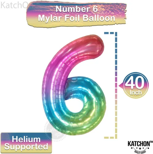 Miniatura 215 de KatchOn, Globo grande azul número 2 de 40 pulgadas Decoraciones de cumpleaños de Baby Shark para niño de 2 años Globo azul número 2 Globo