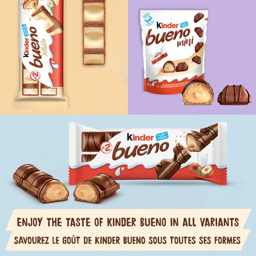 Miniatura 7 de Kinder Bueno 20pk (1.52 oz por paquete)