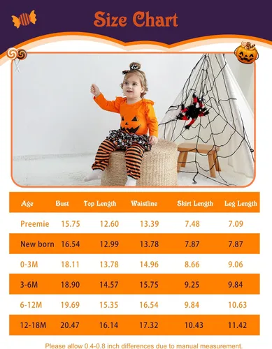 Miniatura 6 de veikimous Ropa para bebé recién nacida, trajes para niñas pequeñas, con mangas con volantes, overol con pantalones florales, trajes para niñas