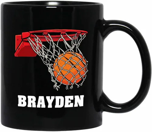 Miniatura 27 de Taza de café de fútbol personalizada con nombre, regalos para hombres, mujeres, amantes del fútbol, taza de cerámica negra personalizada de 11 onzas