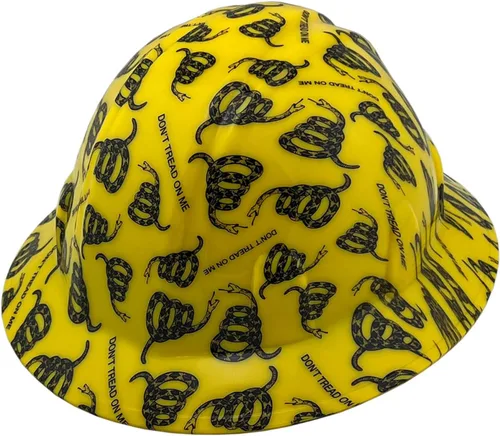 Miniatura 24 de Texas America Safety Company Casco de seguridad con visera completa, diseño patriótico hidroimpreso, con suspensión de 4 puntos y bolsa Primera