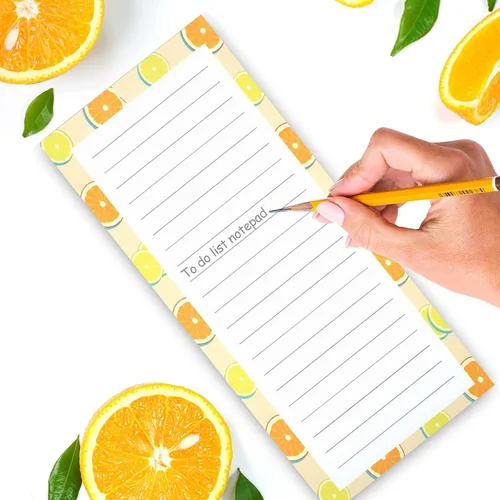 Miniatura 3 de Joyberg Paquete de 4 Blocs de Notas Magnéticos para Refrigerador, Bloc Magnético de Lista de Compras para Refrigerador, Bloc Magnético de Lista