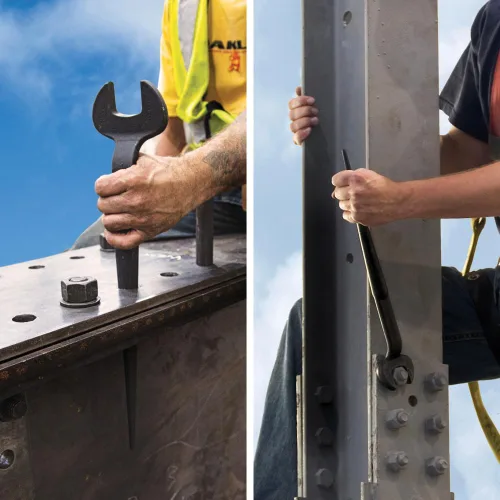 Miniatura 7 de Klein Tools 3224 - Llave de construcción con apertura nominal de 1-1/2 pulgadas, perno de 1 pulgada para tuerca regular de EE. UU