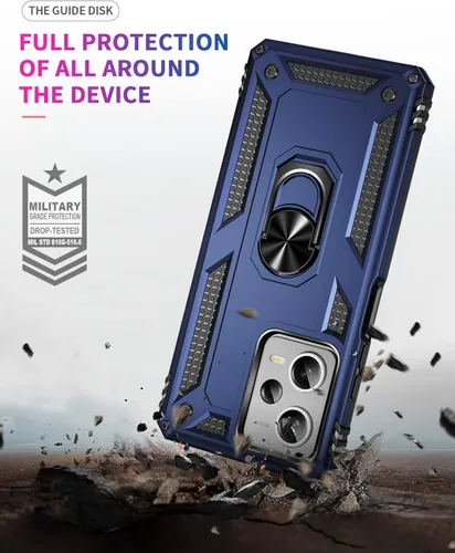 Miniatura 7 de Funda para Xiaomi redmi Note 12 Pro Plus 5G con protector de pantalla, soporte delgado protección militar a prueba de golpes, funda protectora