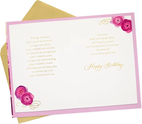 Miniatura 2 de Hallmark Tarjeta de cumpleaños para mamá (Me has dado tanto)