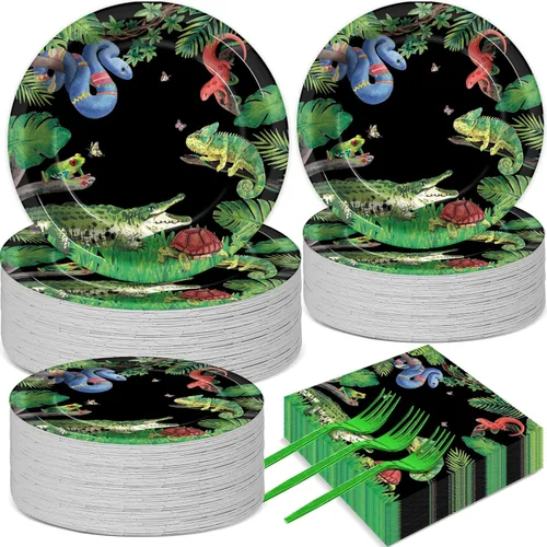 Miniatura 16 de 50 platos y servilletas de fútbol para invitados, suministros de fiesta, decoración de fiesta de cumpleaños de fútbol, juego de vajilla desechable