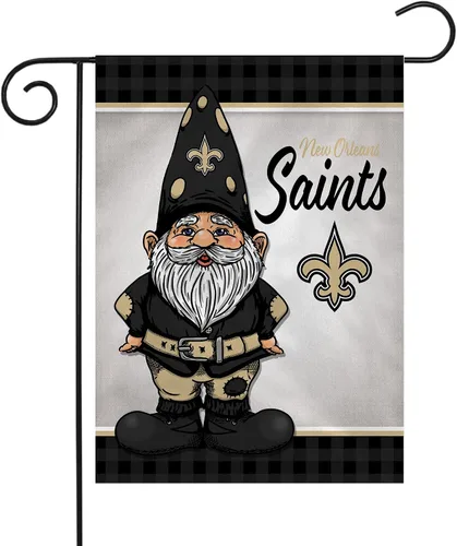 Miniatura 11 de Rico Industries NFL Gnomo - Bandera de jardín de doble cara de 13 x 18 pulgadas