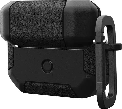 Miniatura 4 de URBAN ARMOR GEAR UAG-APPROGEN2S-BK - Funda para Apple AirPods Pro de 2ª generación (resistente a los impactos, mosquetón incluido, carga MagSafe)