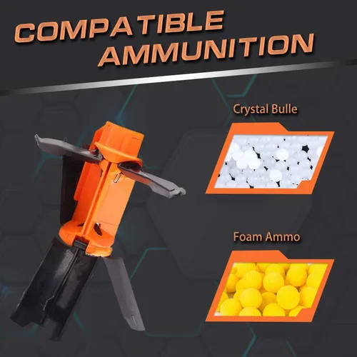 Miniatura 3 de Ruibytree CS Juguete táctico de plástico para Nerf Rival Battle Game, cs Foam Bullet Ball G renade (2 paquetes)