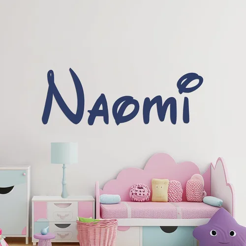e-Graphic Design Inc Decoración de nombre personalizada, calcomanías de nombre personalizadas para habitación del bebé e interior del hogar,