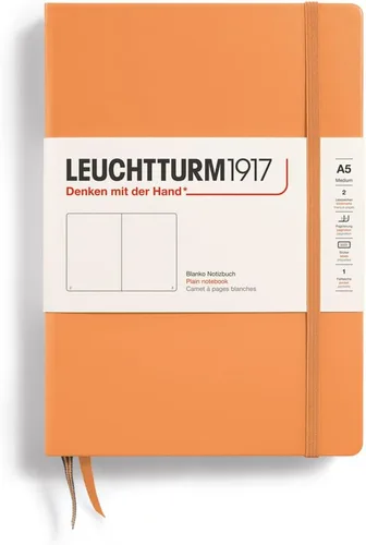 Miniatura 119 de LEUCHTTURM1917 - Cuaderno de tapa dura mediano A5 con 251 páginas numeradas para escritura y diario (verde menta, con puntos)