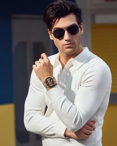 Miniatura 2 de Relojes para hombre, cronógrafo analógico de cuarzo, 30M, resistente al agua, luminoso, de cara grande, relojes para hombre, negocios, trabajo