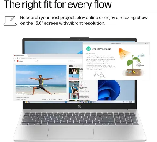 Miniatura 8 de HP Laptop con pantalla táctil FHD de 15.6 pulgadas 2025-2026 para estudiantes, computadora IA ultra potente, oficina de por vida, Intel i7 de 10