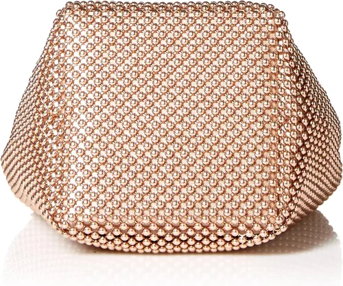 Miniatura 4 de Jessica McClintock Womens Gwen bola malla Anillo Wristlet Pouch Embrague