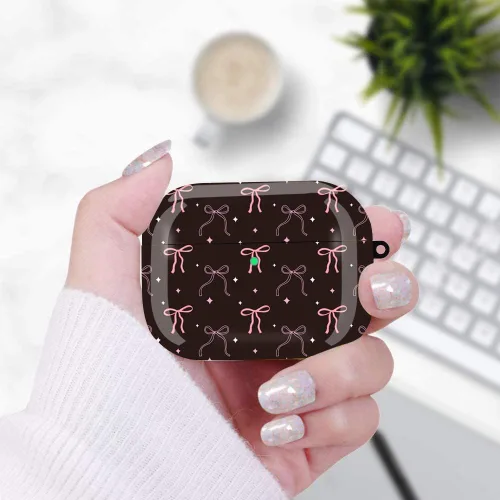 Miniatura 7 de Olytop para Airpods Pro 3 Gen Estuche 2025, linda funda protectora con lazo para Airpods Pro de 3ª generación, carcasa dura para mujeres y niñas