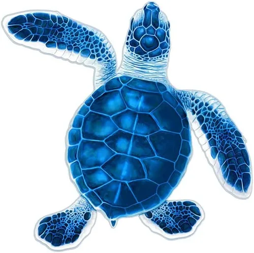 Miniatura 3 de Mosaico de porcelana para piscina estilo A para cría de tortugas (estilo A - 5 x 5 pulgadas, marrón)