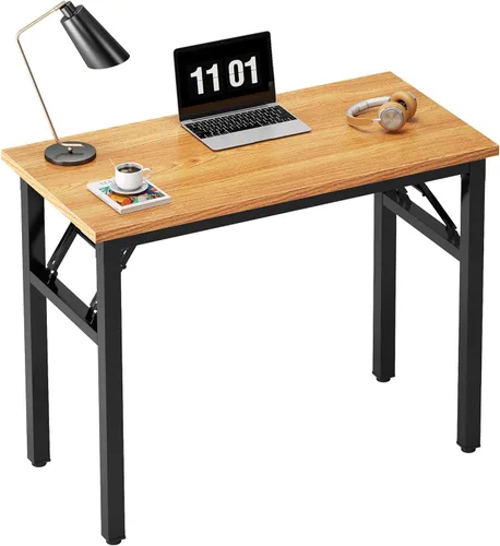 Miniatura 22 de Need AC5 Series - Escritorio plegable para computadora (39.4/47/55/63) pulgadas Teca y negro
