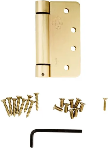 Miniatura 2 de National Hardware Bisagra de puerta con resorte N185-207 Bisagras de puerta interior de cierre automático de latón con velocidad de tensión