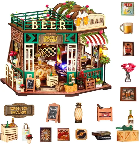Kit de casa en miniatura de Book Nook DIY