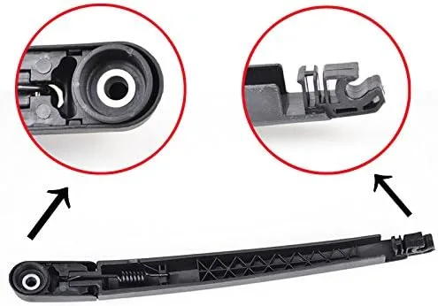 Miniatura 2 de Para Mazda CX-7 2007-2012 / Mazda CX-9 2007-2015 Brazo del limpiaparabrisas trasero con juego completo de cuchillas