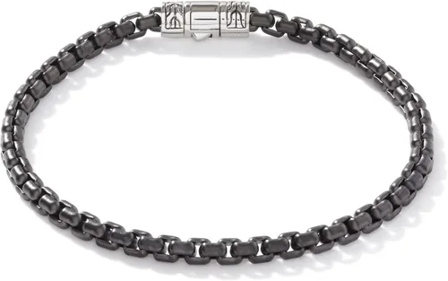 Miniatura 4 de John Hardy Pulsera de cadena de caja de 0.157 in para hombre, colección de cadena clásica