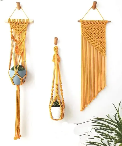 Miniatura 2 de NOANTA - Cuerda de macramé color verde aguacate, 2 mm x 220 yardas, cuerda de algodón colorido para colgar en la pared, ganchos de plantas