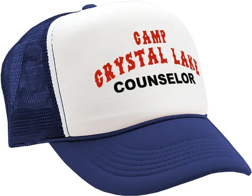 Miniatura 4 de Camp Crystal Lake Counselor - Halloween - Gorra de camionero estilo retro vintage