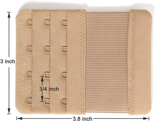 Miniatura 3 de Extensores de brasier para mujer, 4 ganchos, 3 ganchos, 5 ganchos, 2 ganchos, correa de extensión de brasier elástica suave y cómoda