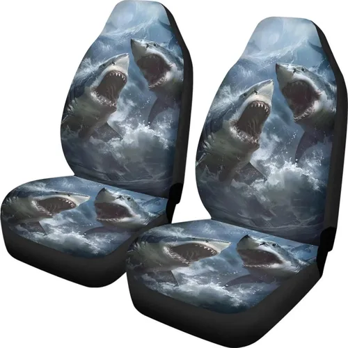 Miniatura 23 de INSTANTARTS Fundas de asiento de coche con diseño de dalia estética, solo para asientos delanteros, protector de asiento de vehículo, 2 unids/set