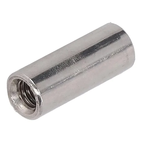 Miniatura 7 de Tuercas de acoplamiento de acero inoxidable M5, tuerca de conector hembra redonda para conexión