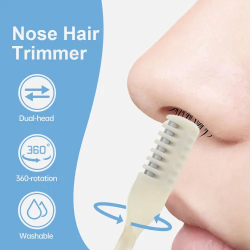 Miniatura 2 de Cortador de Pelo Nasal, 2025 Cortador de Pelo Nasal Manual Portátil Actualizado para Mujeres y Hombres, Herramienta de Aseo para Remover Pelo