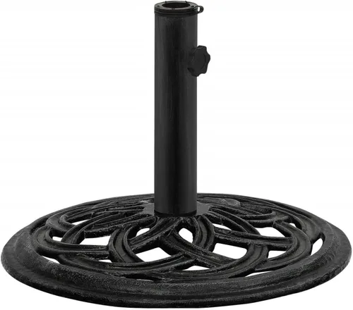 Miniatura 23 de Base redonda para sombrilla de patio, soporte resistente para sombrilla para exteriores, patio, piscina, al aire libre, blanco, 26.5 libras, hierro