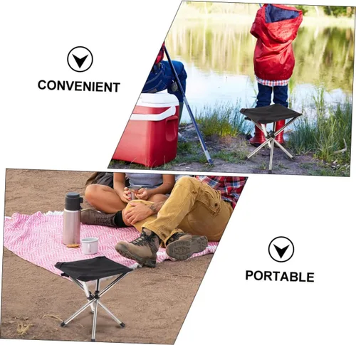 Miniatura 7 de Leisure Fishing Chair Telescopic Folding Stool Portable Camping Stool for Outdoor Activities