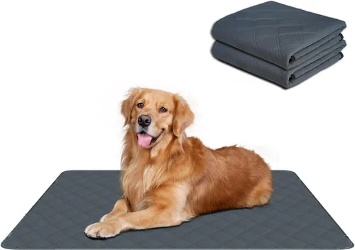 Miniatura 9 de RIOUSSI Almohadillas lavables para orina de perros, reutilizables, absorbentes, a prueba de fugas, antideslizantes, para entrenamiento de orinal