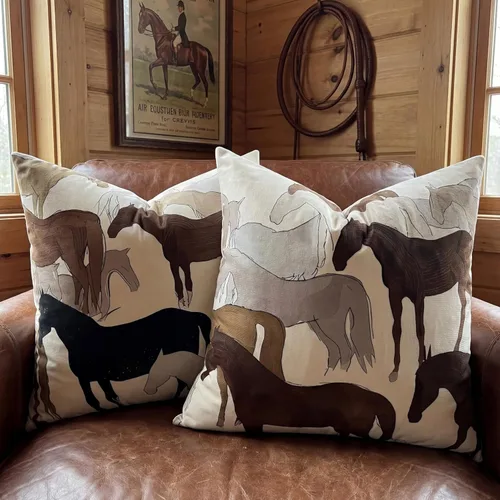 Miniatura 10 de Juego de 2 fundas de almohada decorativas de terciopelo de 18 x 18 pulgadas, estampado de pájaros y ramas en acuarela, felpa suave con acento neutro