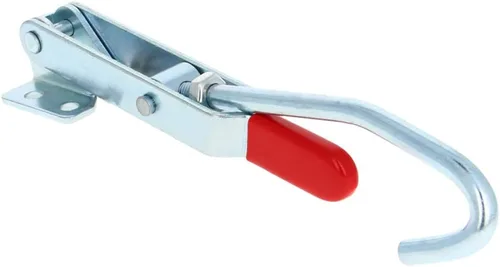 Miniatura 10 de Utoolmart Abrazadera de palanca ajustable, botón de liberación rápida, abrazadera de palanca de acción de empuje de tracción de 99 libras