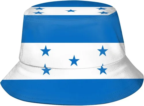 Miniatura 35 de KiuLoam Sombreros de pescador unisex con bandera, sombreros de pescador plegables para exteriores, verano, viajes, senderismo, playa, gorras