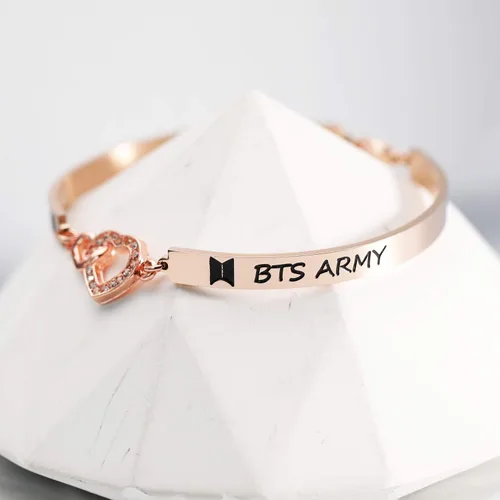 Miniatura 4 de G-Ahora Kpop BT Bangtan Boys Bracelet to Love Yourself Army Never Mind Charm Bracelet Inspirational Gift BT Lover Fans Jewelry Gift for BT Fans Girl