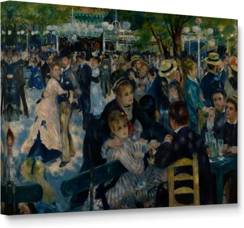 Miniatura 14 de Niwo ART - Montañas y mar, serie de pinturas más famosas del mundo, lienzo de pared para decoración del hogar, envoltura de galería, estirado