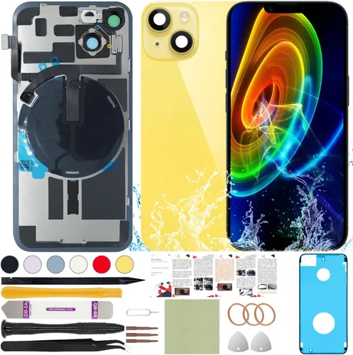 Miniatura 52 de Funda trasera de repuesto compatible con iPhone 8 de 4.7" + Herramientas profesionales (Gris espacial)