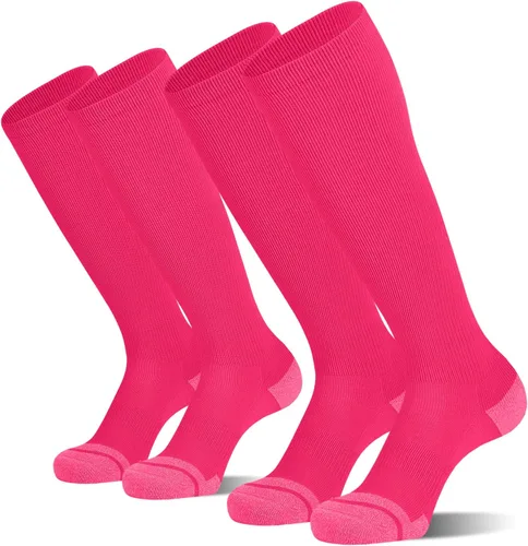 CS CELERSPORT Paquete de 23 calcetines de béisbol y sóftbol para fútbol, hasta la rodilla, sobre la pantorrilla, calcetines deportivos
