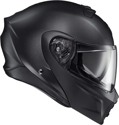 Miniatura 3 de ScorpionEXO GT930 - Casco integral de motocicleta Transformer para adultos con bolsillos para altavoces con Bluetooth, aprobado por DOT y ECE, Negro