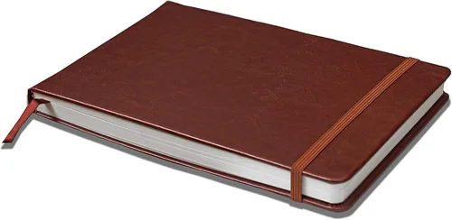 Linden Art Diario de acuarela, 140 libras (10.58 oz/m²), 64 páginas prensadas en frío de 8.5 x 5.5 pulgadas, diario de viaje de acuarela y medios