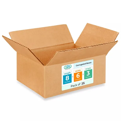 Miniatura 116 de IDL Packaging Paquete de 5 cajas de envío altas de 8 x 8 x 48 pulgadas, extra resistentes de 200 libras frente a caja regular, cajas de mudanza