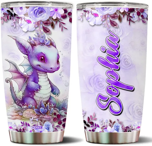 Miniatura 16 de Vaso de abeja personalizado con nombre personalizado de abejas reinas, regalos para mujeres, tazas de agua, botella de agua de 20 onzas, regalo