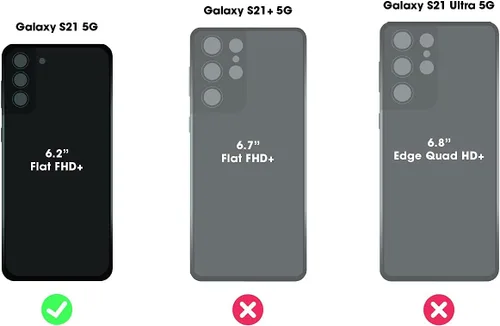Miniatura 2 de OtterBox Protector de pantalla transparente para Galaxy S21 5G (solo no es compatible con Plus o Ultra), transparente