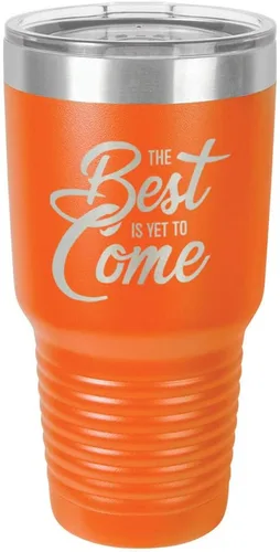 Miniatura 12 de Vaso rosa de 30 onzas con popote y tapa superior deslizante Taza de viaje de acero inoxidable Comparar con Yeti Rambler Rosado