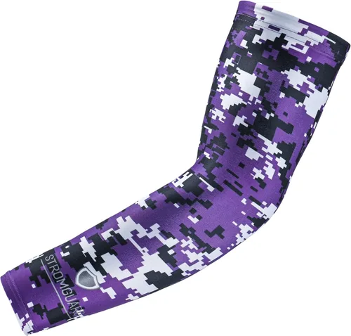 Miniatura 14 de Stromguard Manga deportiva de compresión para brazo, camuflaje digital, béisbol, fútbol, baloncesto, (una manga de brazo)