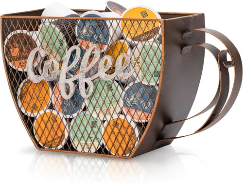 Miniatura 19 de Made Easy Kit Organizador de cápsulas de café – Decoración funcional de la barra de café para el hogar – Accesorios de almacenamiento de encimera